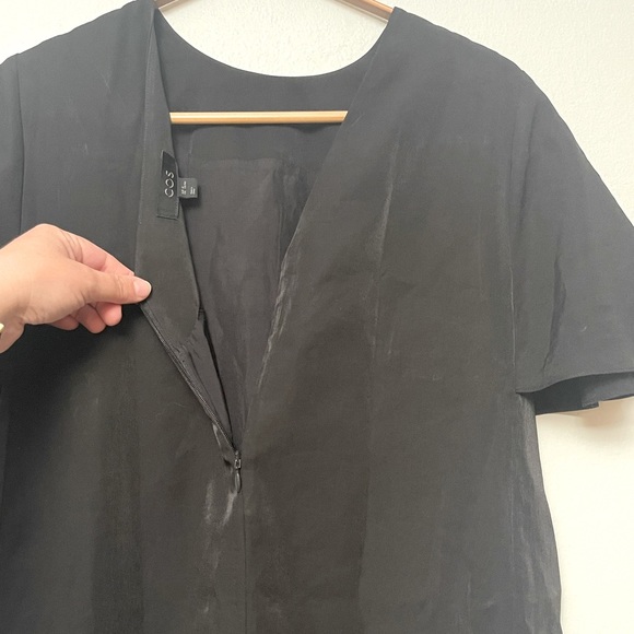 COS Sz 2 Black Sheath Dress - Picture 4 of 5